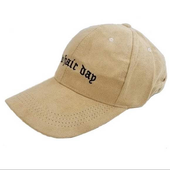 BAD HAIR DAY FAUX SUEDE CAP - Picture 3 of 4